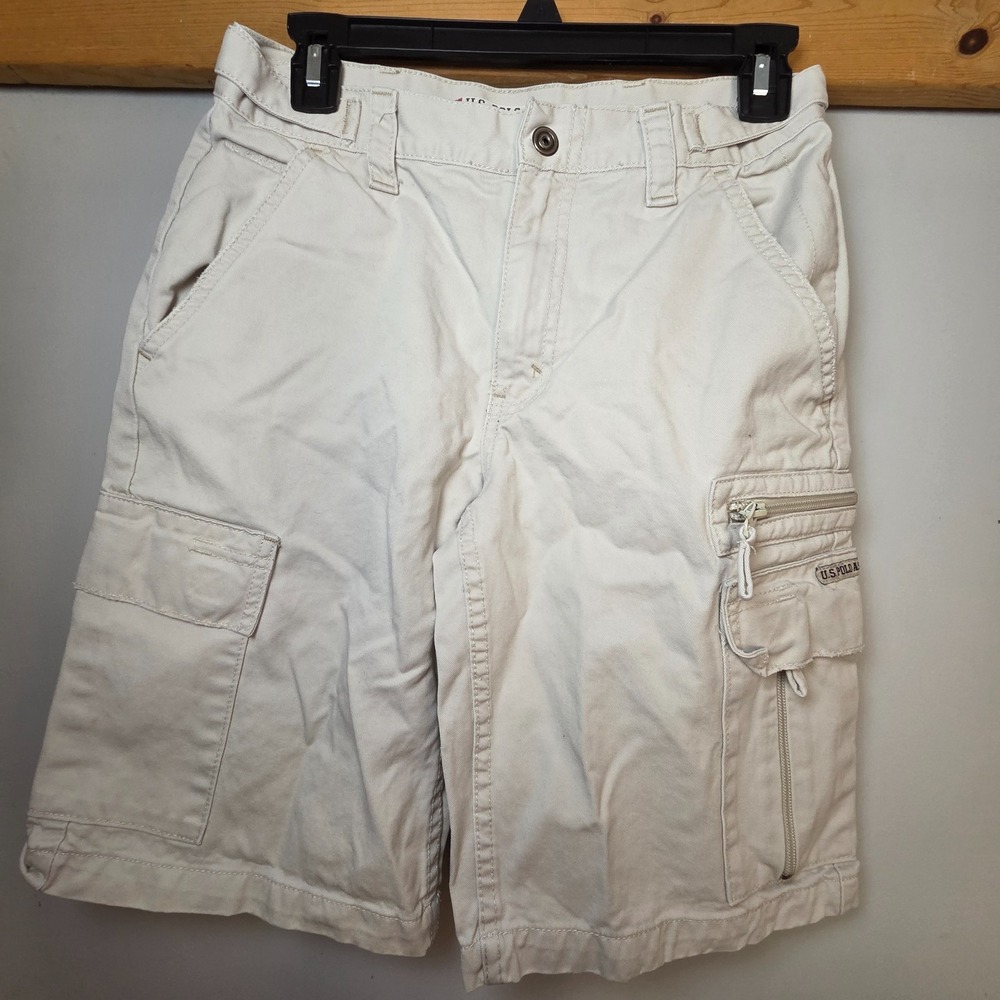 US Polo Assn Women's Cargo Shorts Size 12 Gorpcore Heritage Outdoors Trails